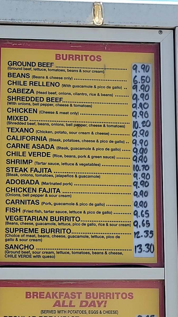 Mexican Taco Shop Menu - Image 4