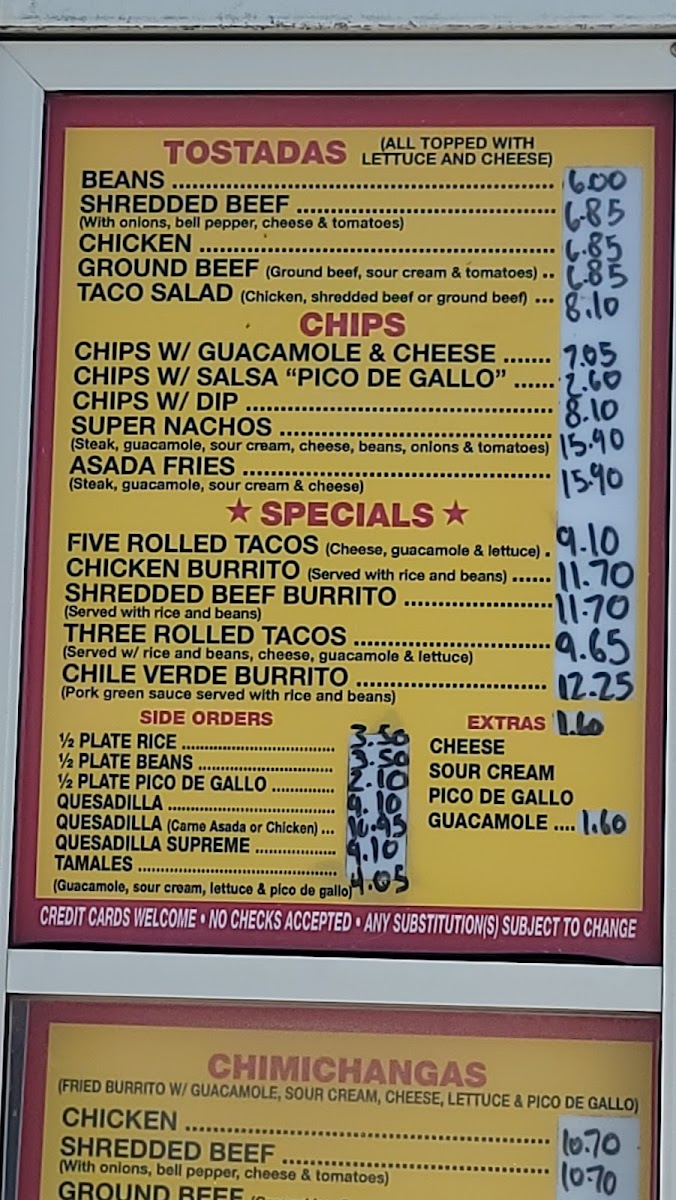 Mexican Taco Shop Menu - Image 5